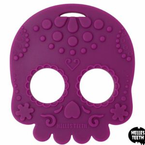 Sugar Skull Teething Toy Violet - Bella Mama