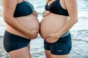 Two Pregnant Mamas Belly Photoshoot
