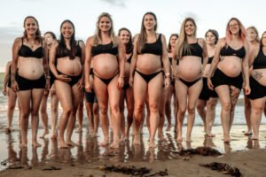 Pregnancy Belly Photoshoot in Beach