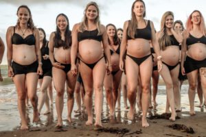 Pregnancy Belly Photoshoot in Beach