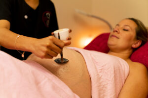 Belly facial at Bella Mama